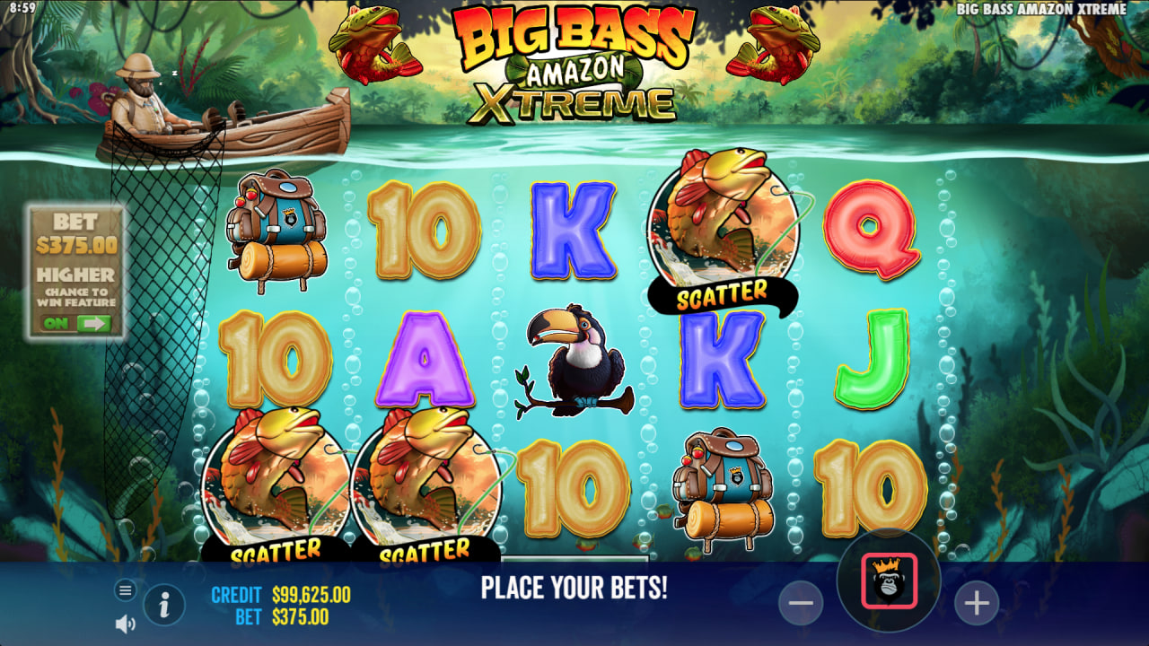 Big Bass Amazon Xtreme by Pragmatic Play screen 1