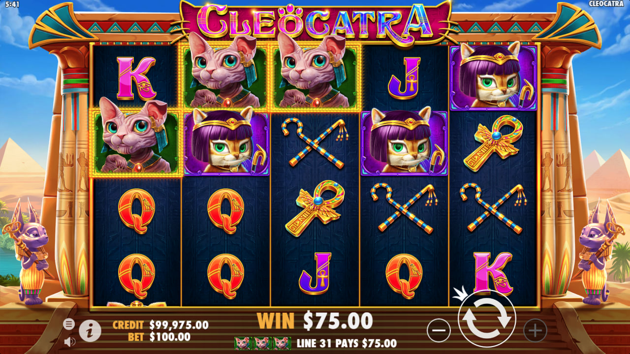 Cleocatra by Pragmatic Play screen 1