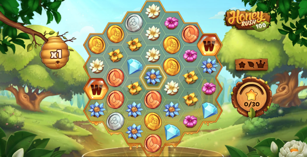 Honey Rush 100 by Play'n GO screen 1