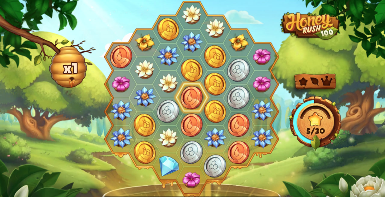 Honey Rush 100 by Play'n GO screen 3