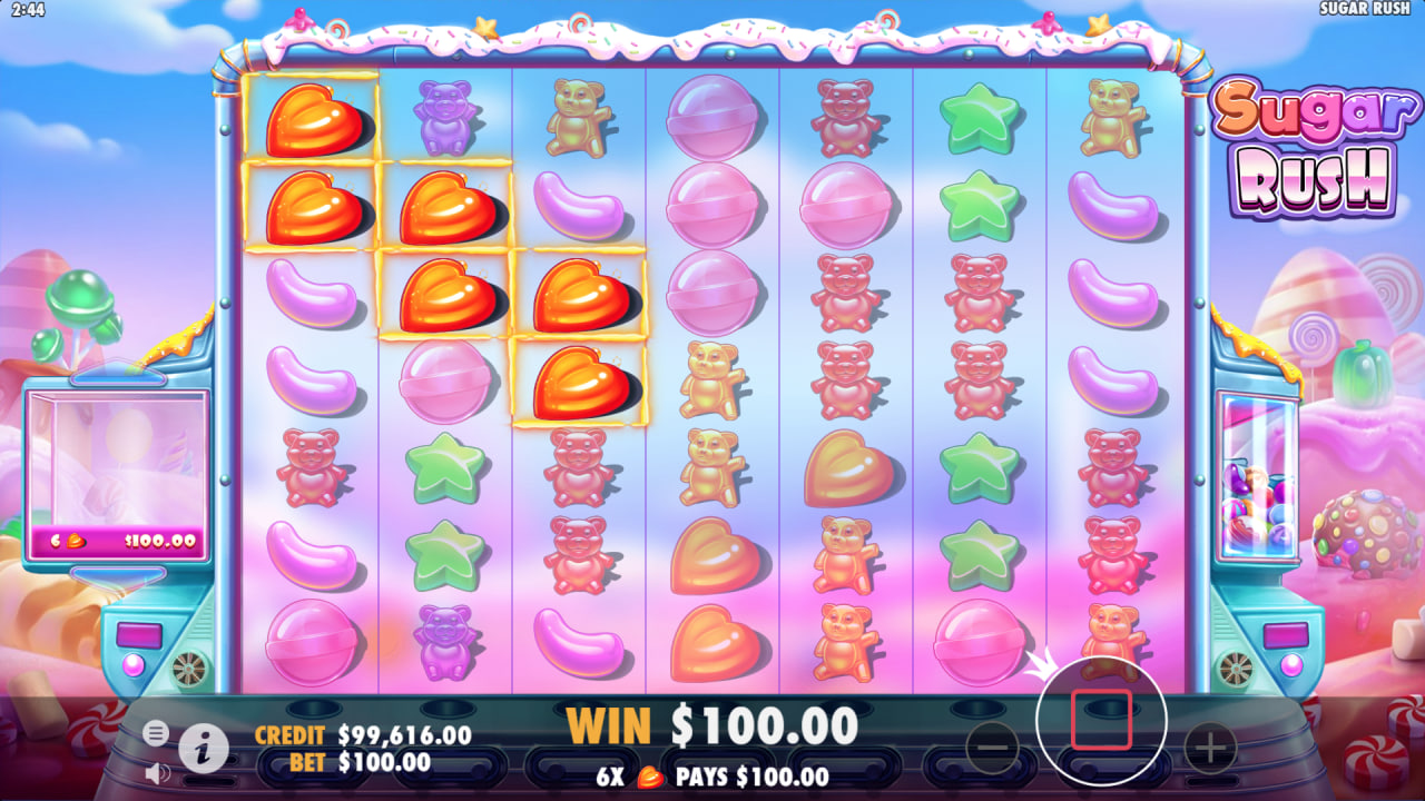 Sugar Rush by Pragmatic Play screen 2